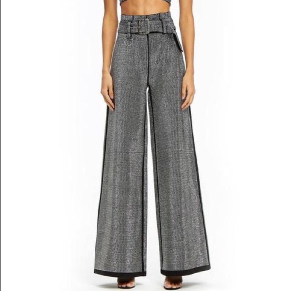 I AM GIA AURORA Embellished Pants Black XS